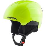 Alpina Pizi Junior Skihelm - Neon Yellow Matt | Maat: 46 - 51 cm