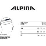 ALPINA PIZI Skihelm, uniseks, mat blauw, 46-51