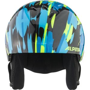 Alpina - Pizi - Skihelm - Neon Blauw Groen - Inmould Constructie