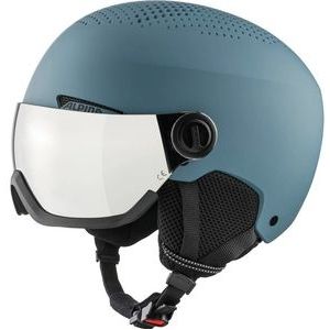 Skihelm Alpina Arber Visor Q Lite Dirt/Blue Matt-54 - 58 cm