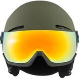 Skihelm Alpina Arber Visor Q Lite Olive Matt-54 - 58 cm