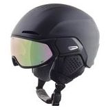 Skihelm Alpina Alto QV Black Matt (Cobalt Green)-51 - 55 cm