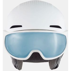 Skihelm Alpina Alto QV White Matt (Ice Blue)-51 - 55 cm