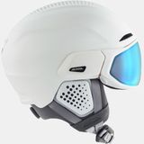 Skihelm Alpina Alto Q Lite White Matt (Blue Revo)-55 - 59 cm