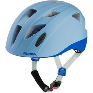 Alpina Ximo LE Kinder Fahrradhelm (49-54 cm, 46 smoke/blue matt)