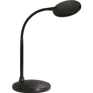 Fischer & Honsel Tafellamp, werklamp, zwart, breedte: 14,50 cm, hoogte: 36,50 cm, wandbereik: 22 cm, met schakelaar, 1 x HV led 4,5 W 3000 K incl. | 450 lm | energie-efficiëntieklasse: