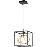 FISCHER & HONSEL Gesa LED hanglamp met metalen kooi, 1-lamp