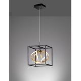 FISCHER & HONSEL Gesa LED hanglamp met metalen kooi, 1-lamp