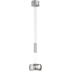 FISCHER & HONSEL LED hanglamp Colette, 1-lamp, chroom/nikkel