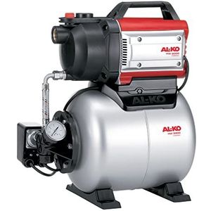AL-KO Huiswaterpomp HW 3000 Classic, 650 W motorvermogen, max. debiet 3100 l/u, max. opvoerhoogte 35 m, 1-traps pompstation, rood-grijs-zwart