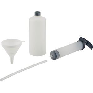 AL-KO Motorolie-serviceset, 3-delige set met afzuigpomp, reservoir en trechter