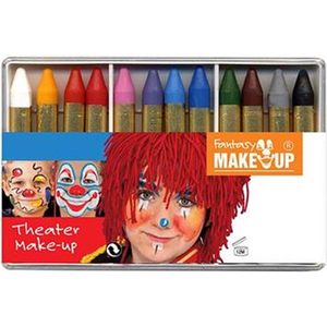 12 vetstiften voor make-up, verschillende kleuren