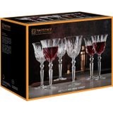 Nachtmann Weinglas Nachtmann Palais Rotweinkelch 230 ml 6er Set, Glas