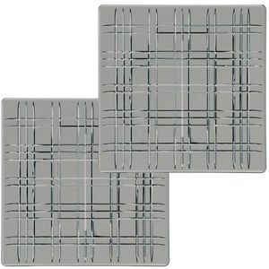 Platten Square 21 x 21 cm Set van 2