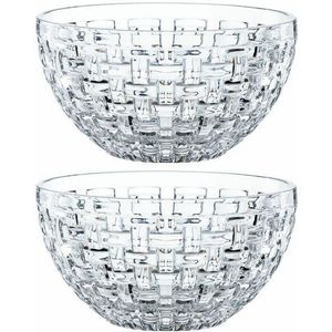 Nachtmann Schale 2er Set Bossa Nova ¦ transparent/klar ¦ Glas ¦ Maße (cm): B: 15,8 H: 13,2 T: 15.8  Ø: 15.0 Geschirr > Schalen - Möbel Kraft