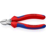 Knipex Zijsnijtang zwart geatramenteerd, met meer-componentengrepen 140 mm (zelfbedieningskaart/blister) 70 02 140 SB