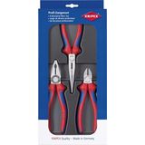 Knipex - Montage Tangenset - 3-delig - Kunststof Doos
