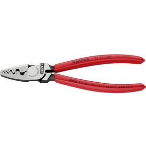 Knipex Krimptang voor adereindhulzen met kunststof bekleed 180 mm (zelfbedieningskaart/blister) 97 71 180 SB