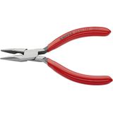 Knipex Platspitse tang met zijsnijder zwart geatramenteerd 125 mm - 2501125