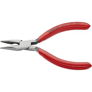 Knipex Platspitse tang met zijsnijder zwart geatramenteerd 125 mm - 2501125