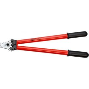 Knipex 95 27 600, Hand-Kabelschneider, Rot, Stahl, Schwarz, Edelstahl, 2,7 cm, Deutschland