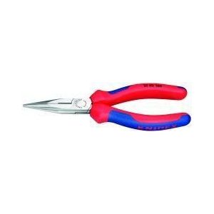 Knipex 25 02 140 Elektronica en Fijnmechanica Platte Rondbektang Recht 140 Mm