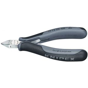 Knipex 77 72 115 ESD Zijsnijtang Spitse mini kop 115mm ESD