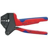 Knipex Krimp-systeemtang voor verwisselbare krimpprofielen gebruineerd, met meer-componentengrepen 200 mm 97 43 05