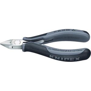 Knipex Elektronica-zijsnijtang ESD met meer-componentengrepen 115 mm - 7742115ESD