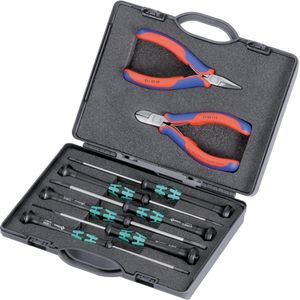 Knipex 00 20 18 8-delige Elektronicatangenset In Etui