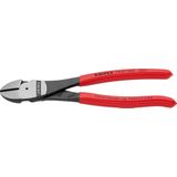 Knipex Kracht-zijsnijtang zwart geatramenteerd, met kunststof bekleed 160 mm 74 01 160