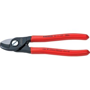 Knipex Kabelschaar gebruineerd, met kunststof bekleed 165 mm 95 11 165