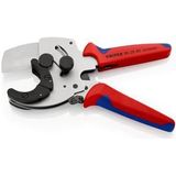 KNIPEX Pijpsnijder voor koppelingsbuizen en kunststofbuizen met meer-componentengrepen verzinkt 26 - 40 mm 90 25 40