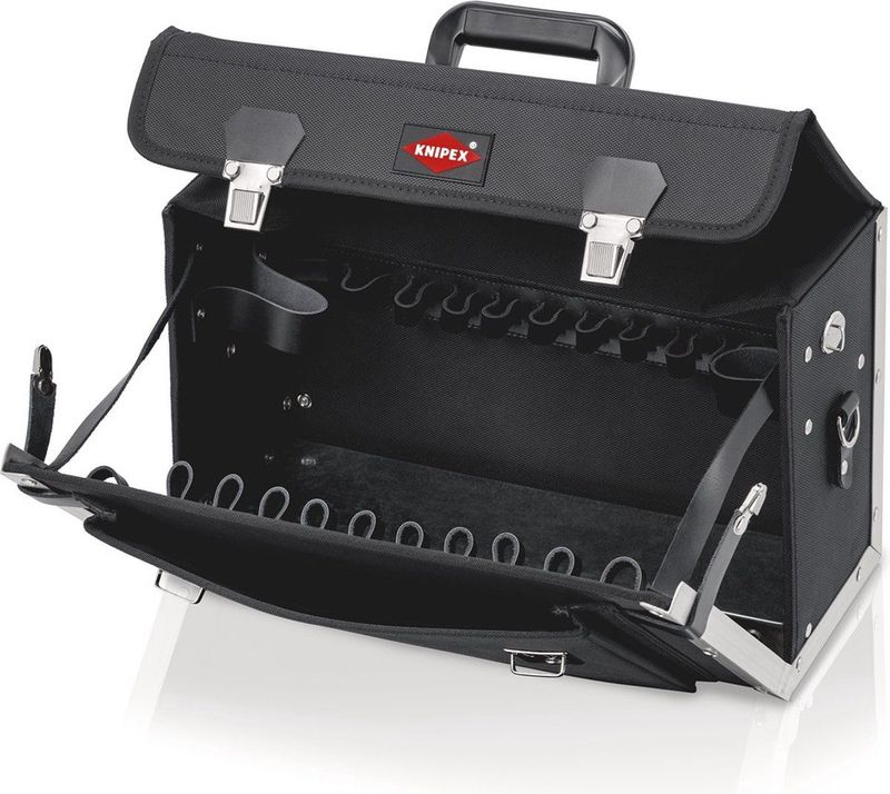 Knipex - New Classic Basic - Gereedschaptas - Zwart - Kunststof en Leer