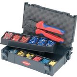 Knipex - 97 90 21 Aderhuls - Krimptang met Opbergbox - Voor Geïsoleerde Kabelschoenen