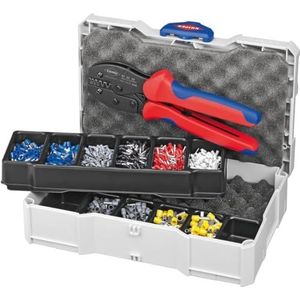 Knipex KNIPEX 97 90 23 Krimptang Adereindhulzen 0.25 tot 6 mm² Incl. assortiment adereindhulzen in koffer