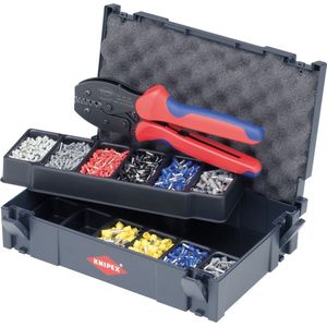 Knipex - Krimp-assortiment - Adereindhulzen - In TANOS MINI-systainer