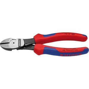 KNIPEX Kraftzange 74 12 160Länge 160mm, Schneide mit Fase Schneidkapazität weicher Draht 3,4mm Schneidkapazität harter Draht 2,0mm