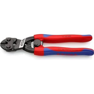 Knipex CoBolt Compacte boutensnijtang zwart geatramenteerd, met slanke meer-componentengrepen 200 mm (zelfbedieningskaart/blister) 71 32 200 SB