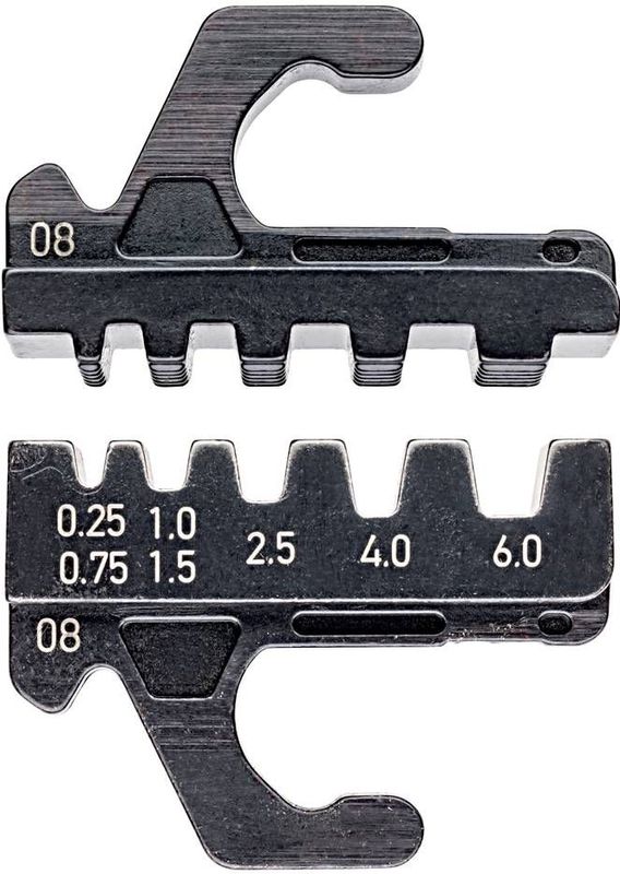 Knipex - 973908 - Krimpprofiel voor Adereindhulzen - Set van Tang en Wissellader