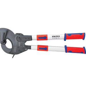 Knipex Knipex-Werk 95 32 100 Ratel-kabelsnijder Geschikt voor (striptechniek) Aluminium- en koperkabel, een- en meerdraads 100 mm 960 mm²