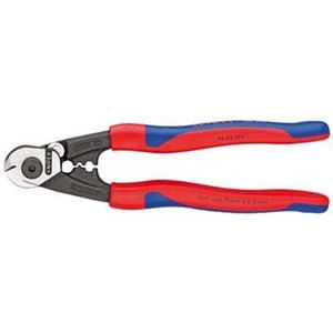 Knipex - 95 62 190 SB - Staaldraadschaar - Gesmeed - Meer-componentengrepen - 190 mm