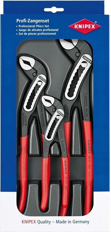 Knipex - Alligator Set - Waterpomptangen - 3 Stuks - Robuust
