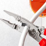 KNIPEX - Elektrische Installatietang - Verchroomd - 200mm - Multifunctionele Tang