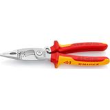 KNIPEX - Elektrische Installatietang - Verchroomd - 200mm - Multifunctionele Tang