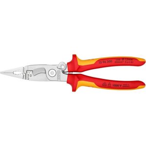 KNIPEX - Elektrische Installatietang - Verchroomd - 200mm - Multifunctionele Tang