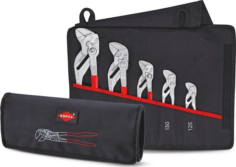 Knipex - 00 19 55 S4 - Sleuteltangenset - 5-delig - Incl. Roltas