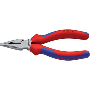 Spitsbek-combinatietang gepolijst met meercomponentengrepen 145mm KNIPEX