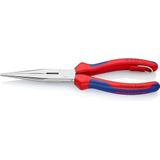 Knipex Platspitse tang met zijsnijder (telefoontang) verchroomd, met meer-componentengrepen, met geïntegreerde bevestigingshaak om een valbeveiliging aan te brengen 200 mm 26 15 200 T