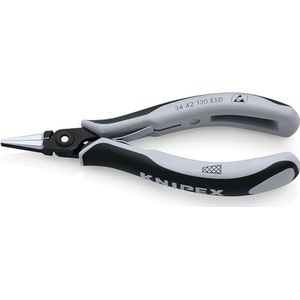 Knipex 34 42 130 ESD Platte tang ESD Chroom-vanadium kogellagerstaal 130 mm